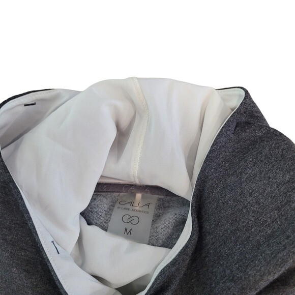 CALIA Women's Effortless Heather Mix Media Hoodie - Picture 3 of 5